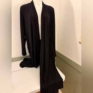 Susan Graver Classic Black Women's cardigan